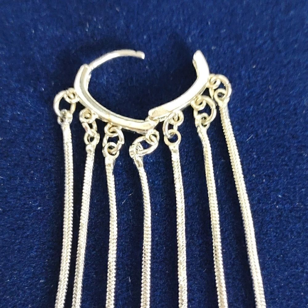 Dangle Chain Earrings    - Picture 3 of 5